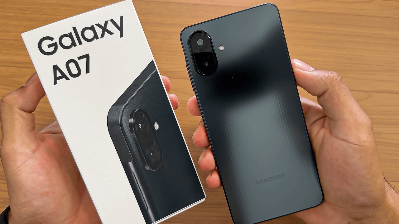 Samsung Galaxy A07: vale a pena o novo baratinho da Samsung? (Unboxing e primeiras impressões)