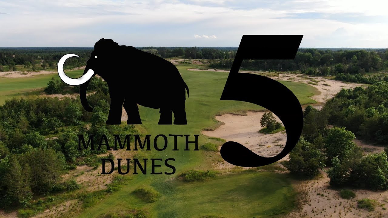 How to play Mammoth Dunes #5 Hole // Sand Valley Golf Resort