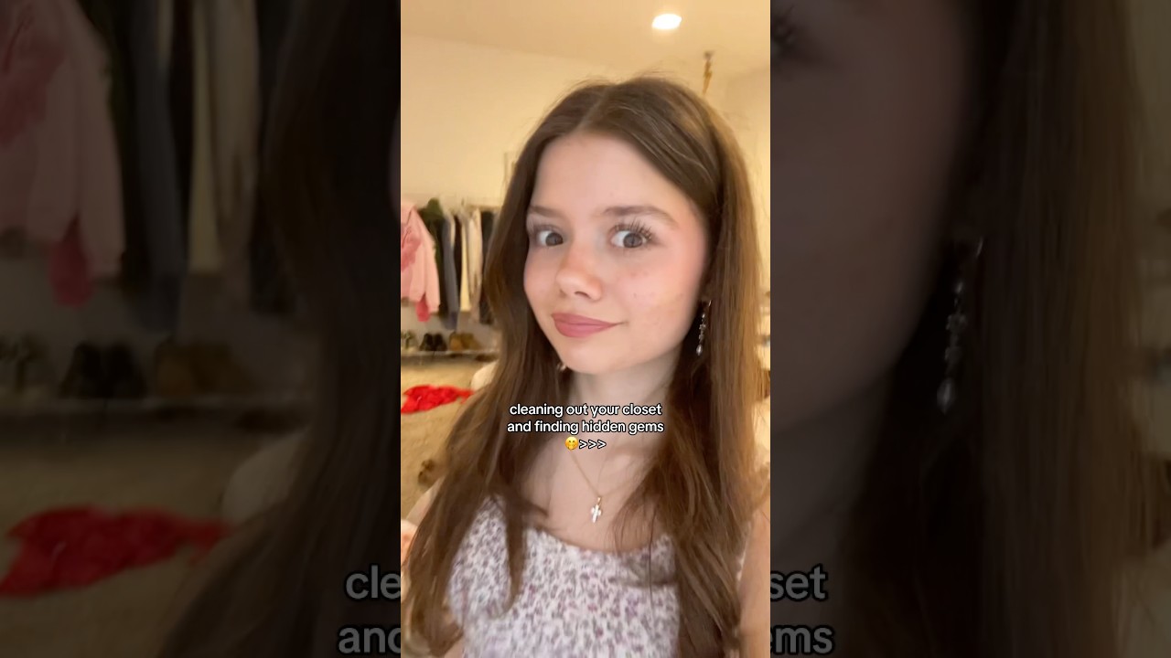 first short hi🙈full closet clean out in my new video ;)