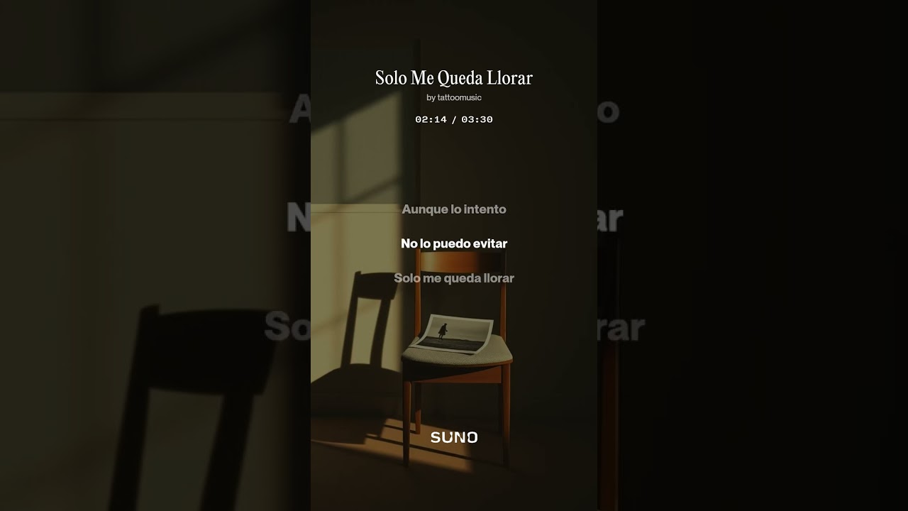 Solo Me Queda Llorar 