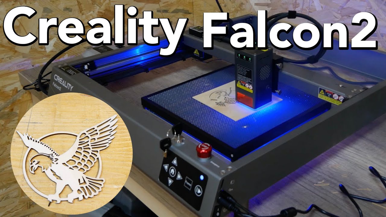 Graveur laser 22w Creality Falcon 2  - paramétrages et tests