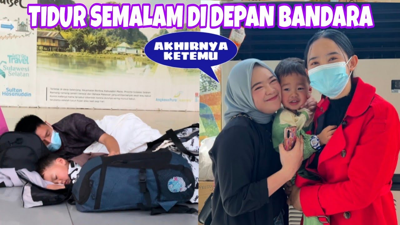 PERTEMUAN HARU KAMI DENGAN ADIK DI INDONESIA,ZHEYU LANGSUNG LANGSUNG LENGKET