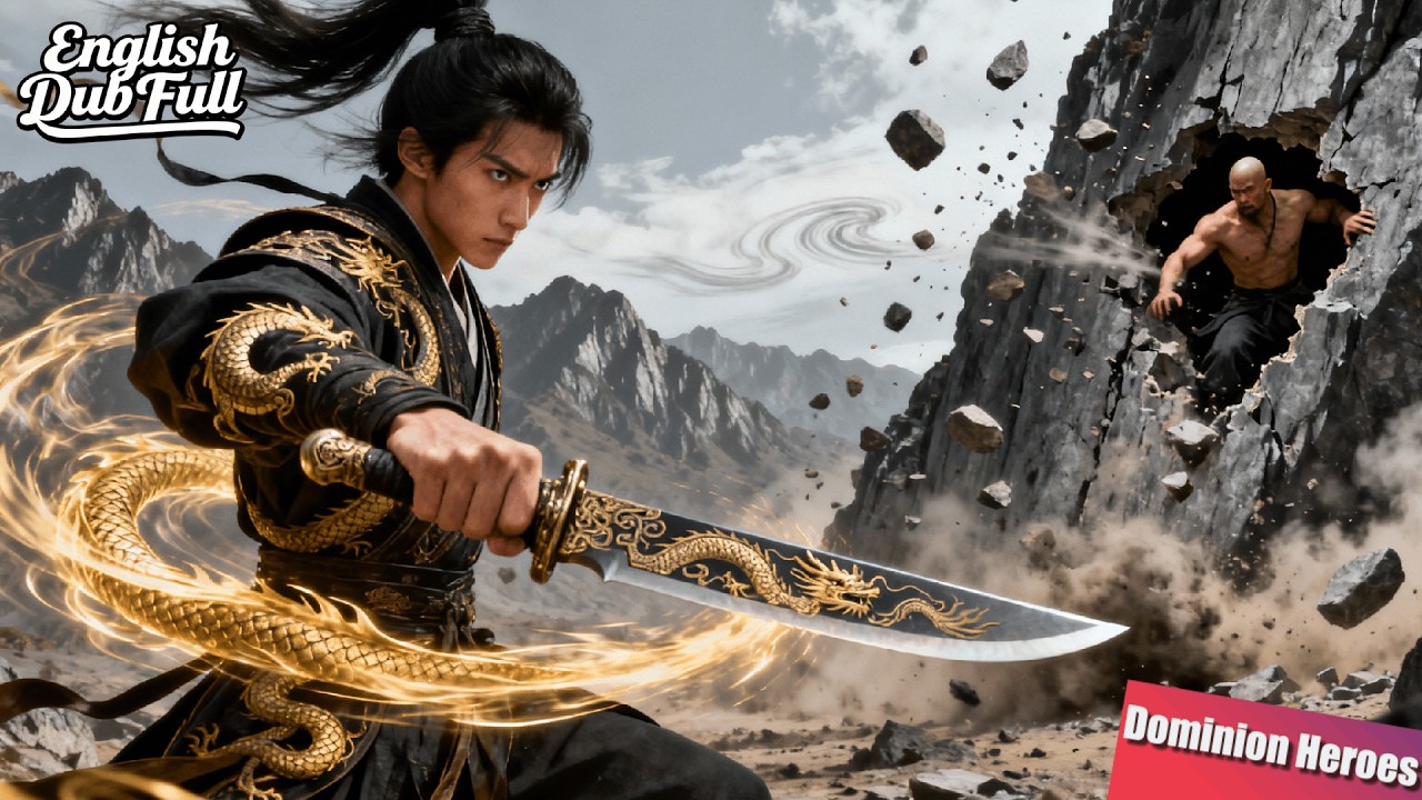 A Kung Fu Fighter Dominates the Martial World with a Butcher Knife, One Slash Piercing a Mountain!