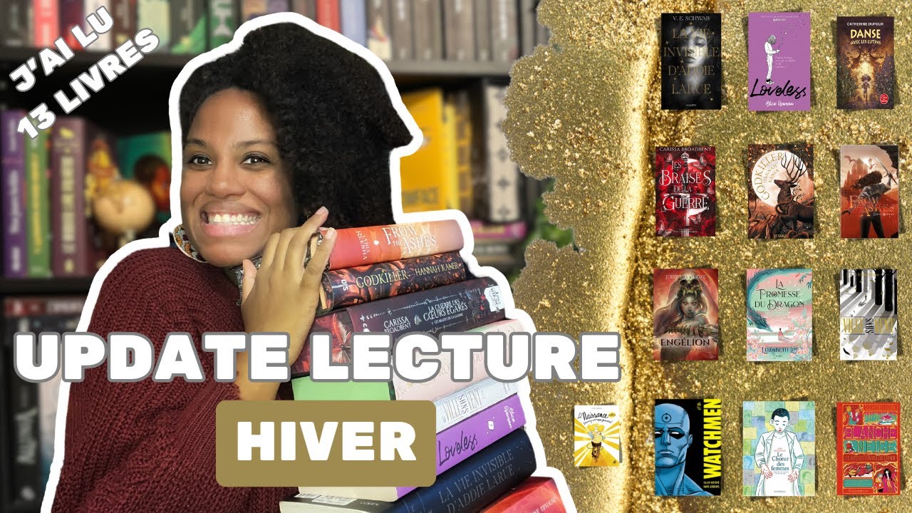 Update lecture hiver 📚❄️ J'ai lu 13 livres 😊
