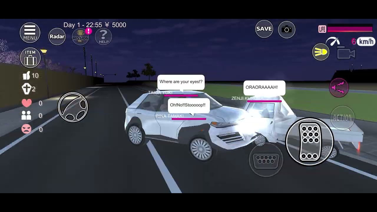 Sakura school simulator play game #sakuraschoolsimulator #indonesia #subscribe 