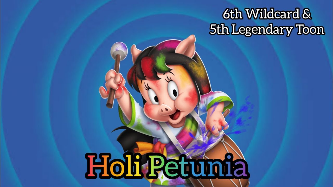 Looney Tunes World of Mayhem - Holi Petunia 6th Wildcard & 5th Legendary toon