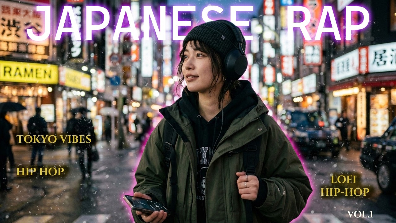 Tokyo Night Japanese Rap 🇯🇵🌃 | Chill Lofi Hip Hop Beats 🎧✨ (Study / Relax / Drive)
