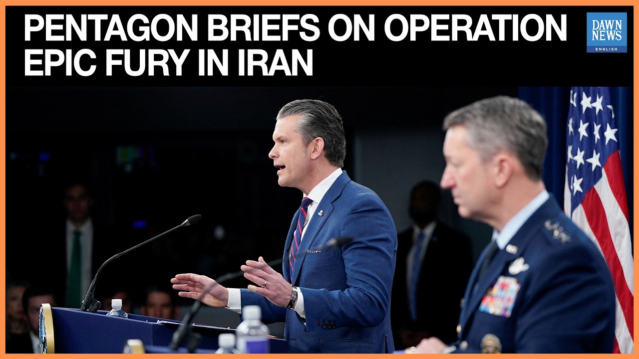 Full Briefing: Pentagon Holds Briefing on Operation Epic Fury in Iran Military Action | Dawn News