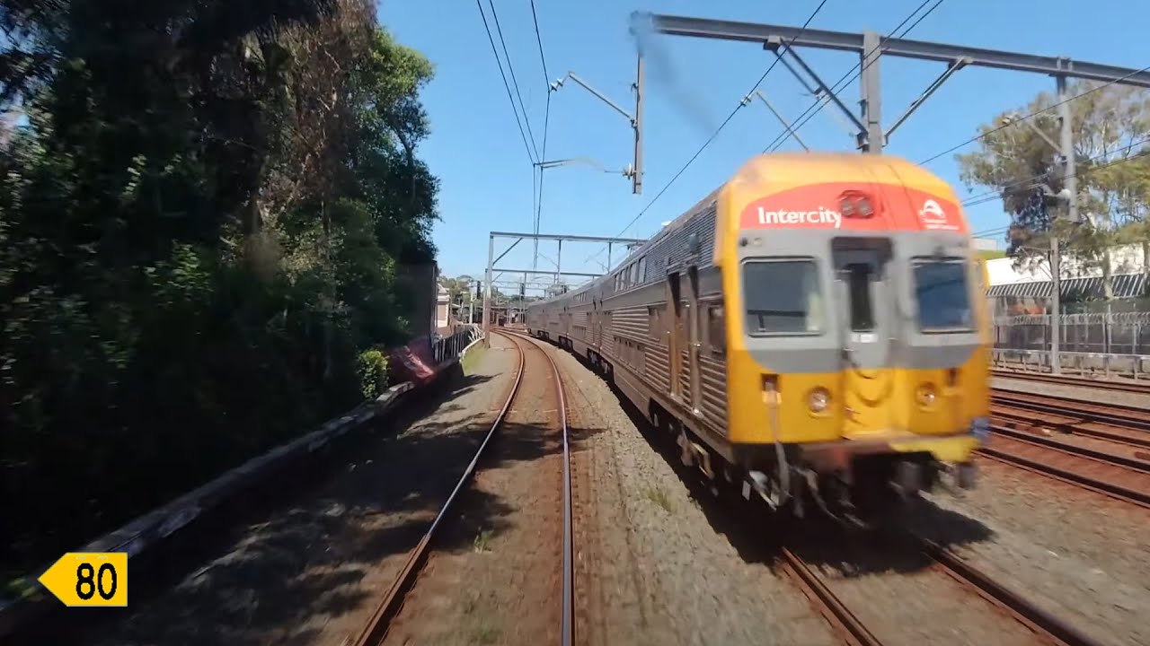 Real time train journey | Parramatta to Central Express | Slow TV