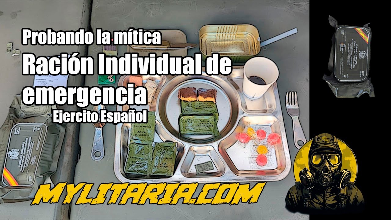 Probamos la ración individual de emergencia militar del ejercito Español