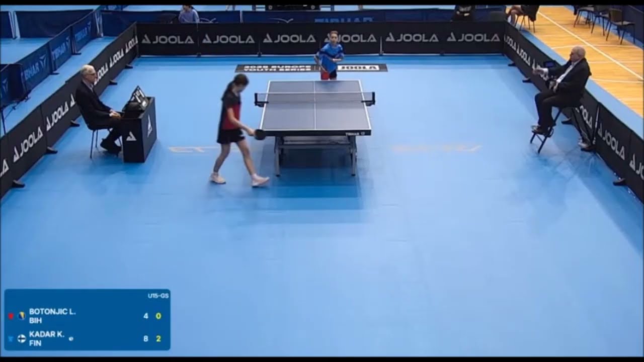 KADAR Kamilla vs BOTONJIC Lejla |  U15 girls singles B finals R8 | ETTU Europe Youth Series 2026