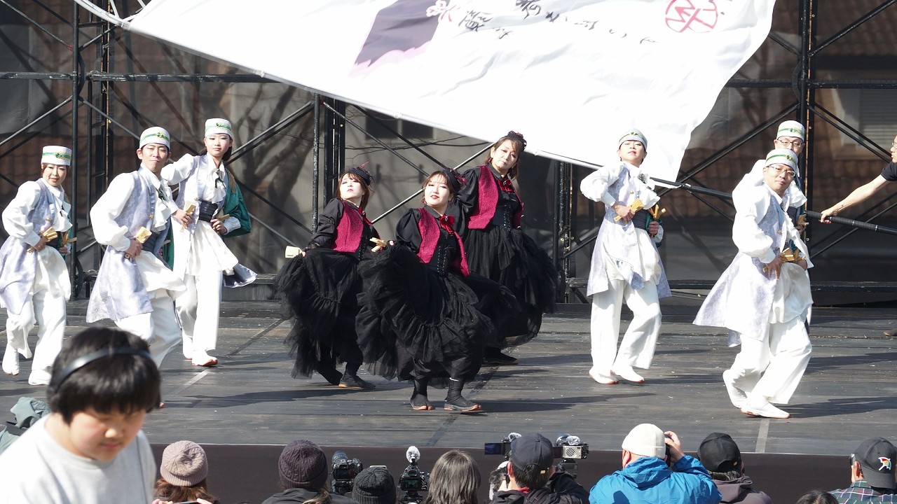 おどり屋 笑颱　あかいわ桃磐祭（モモロックフェスティバル）20260301ドイツの森芝生広場①【4K・マルチアングル】