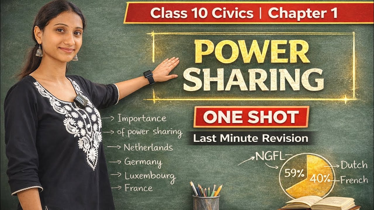 Power Sharing | 10 Minutes Rapid Revision |Class 10 SST | 2025-26