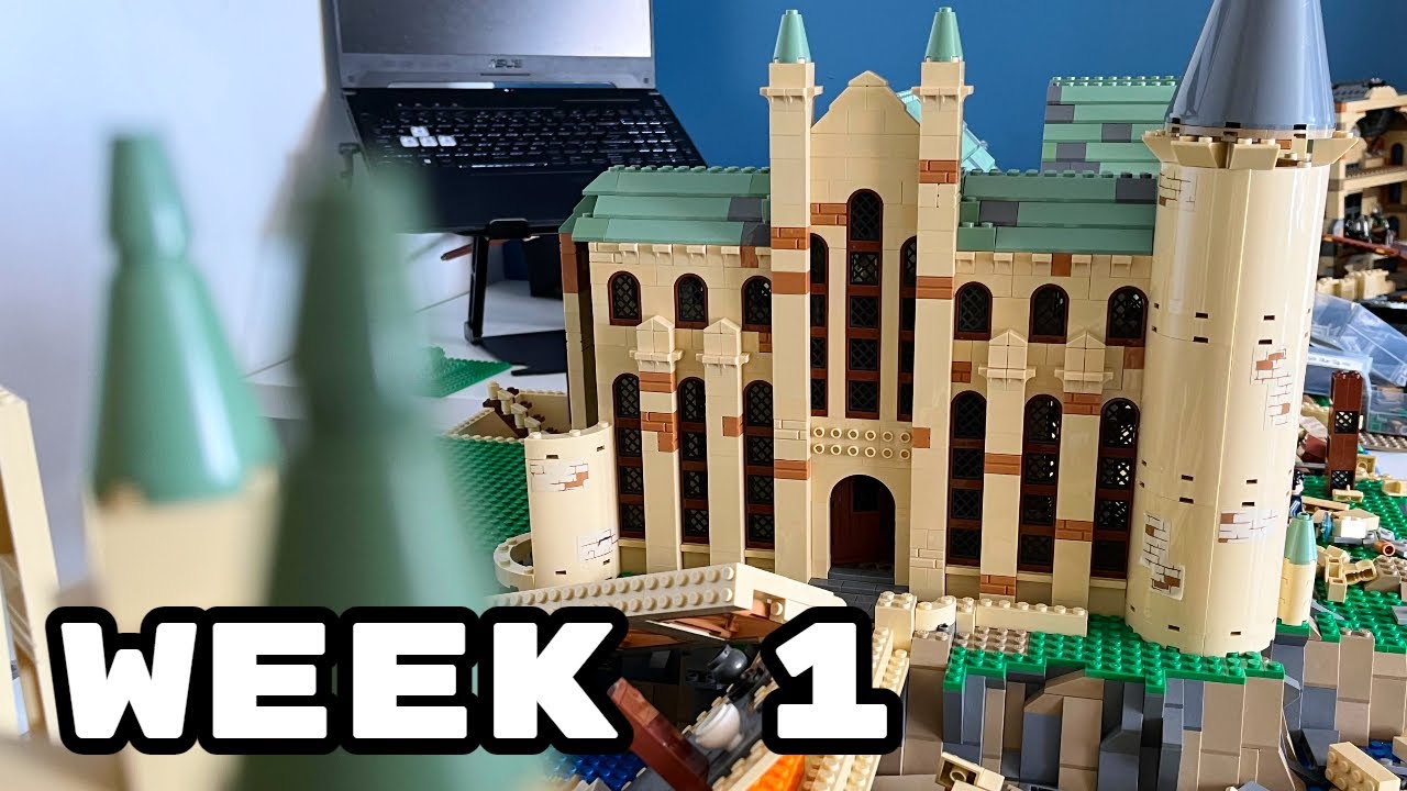 Строим Хогвартс из LEGO | Неделя 1 — Большой зал и восточное крыло!