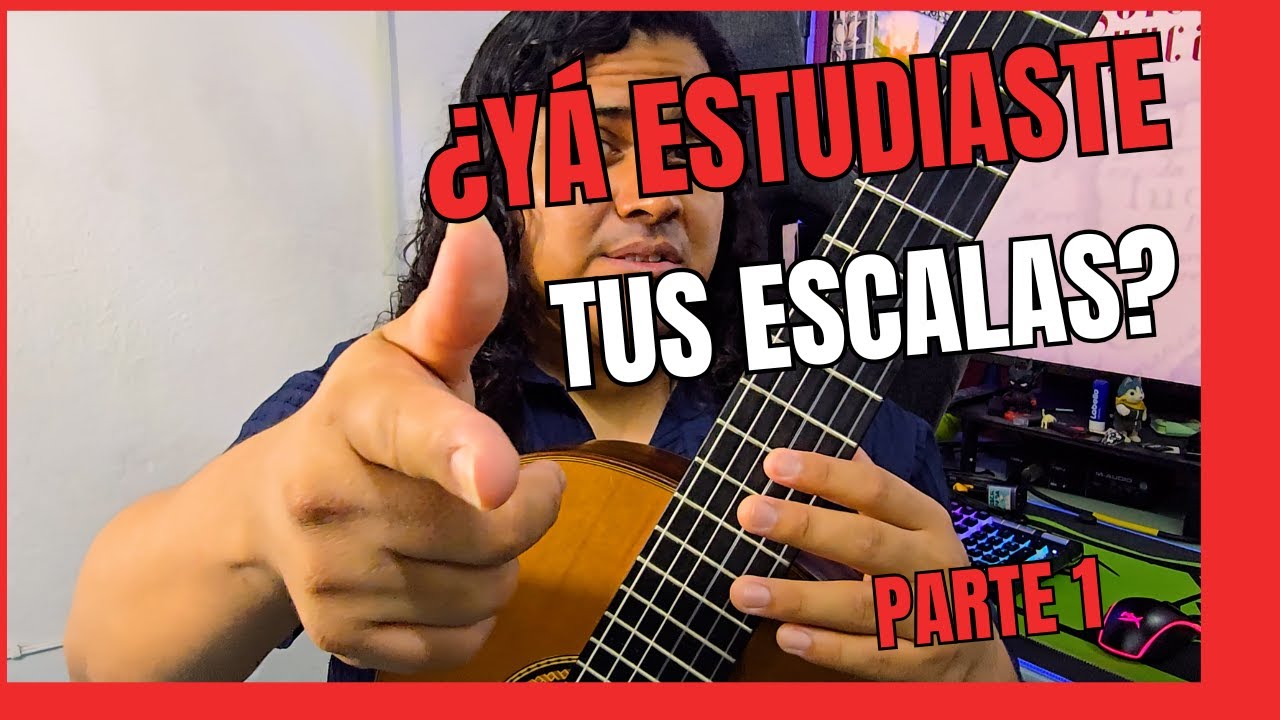 Tutorial completo de la escala de do mayor en guitarra parte 1 #musica #tutorial #escalamusical