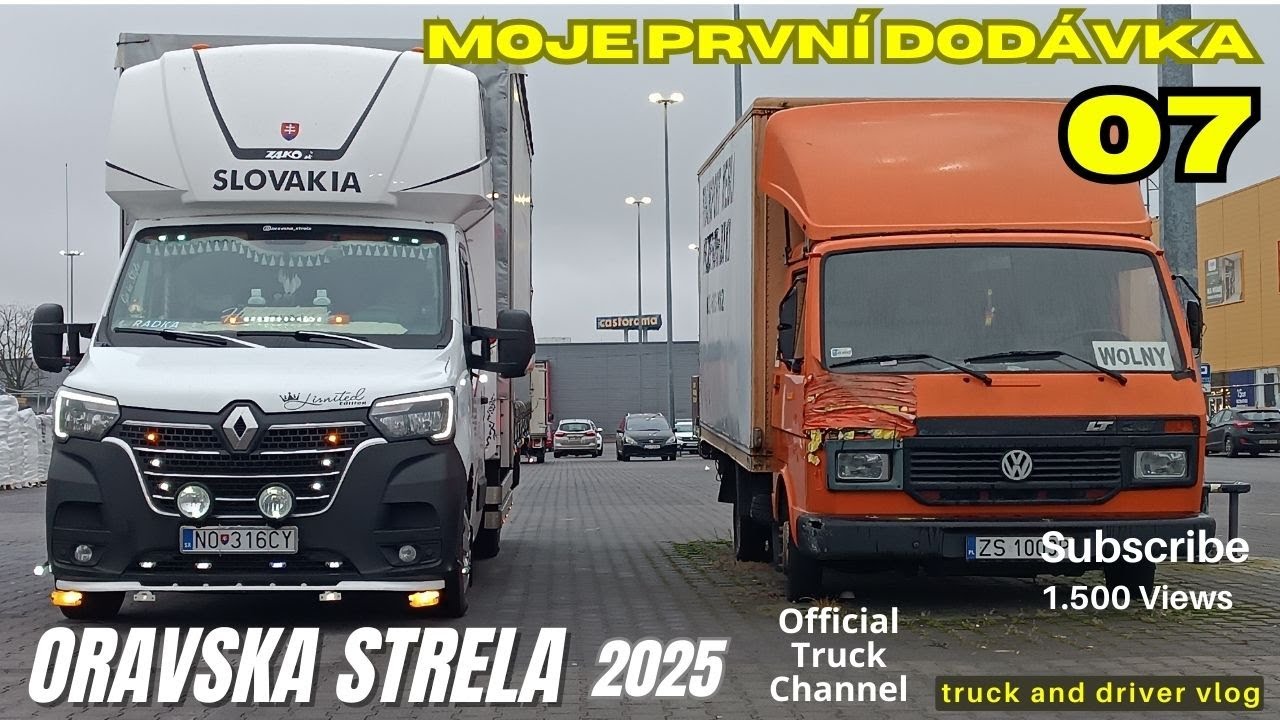 DOD&Aacute;VK&Aacute;ŘI d&iacute;l 07, moje prvn&iacute; dod&aacute;vka VW LT35, super akce  AUTA a K&Aacute;VA Žilina