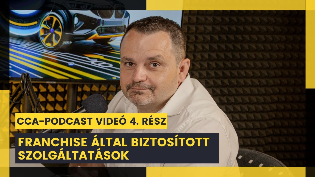 CCA-Cleancar PodCast 4.rész / Franchise által biztosított szolgáltatások