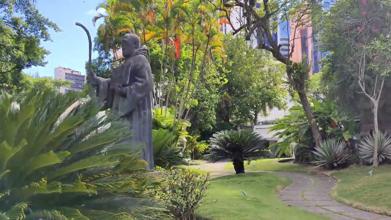 Visitei o Mosteiro de São Bento no rio de Janeiro