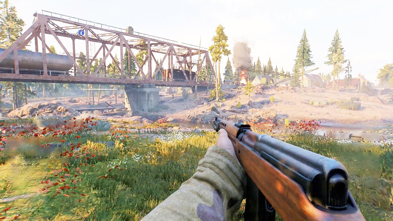 Enlisted Gameplay Battle of Berlin Railway Bridge Wehrmacht vs Red Army