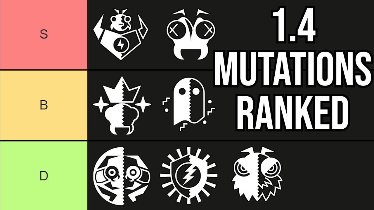 Grounded 1.4 Mutations Tier List