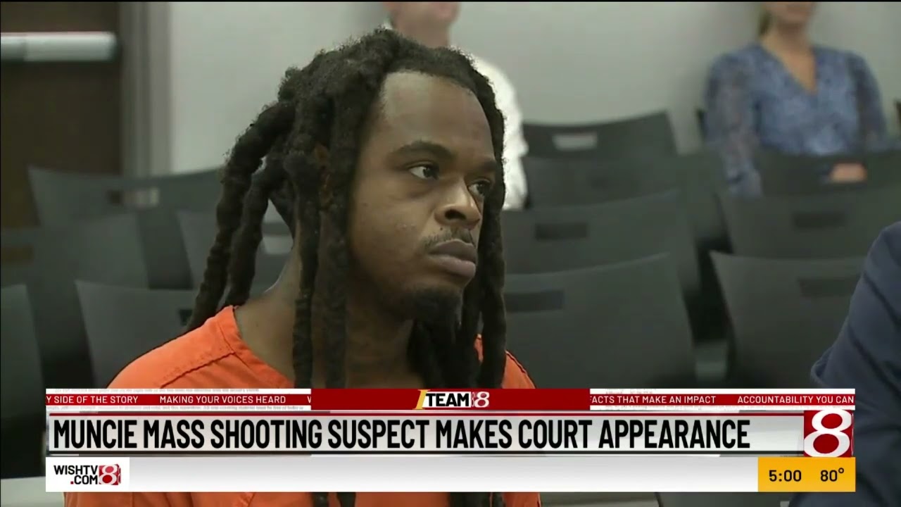 Muncie, Indiana, mass shooting suspect doesn't face murder charge during first court visit