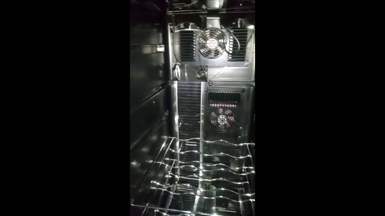 Diy reptile ball python incubator made of wine Fridge cooler