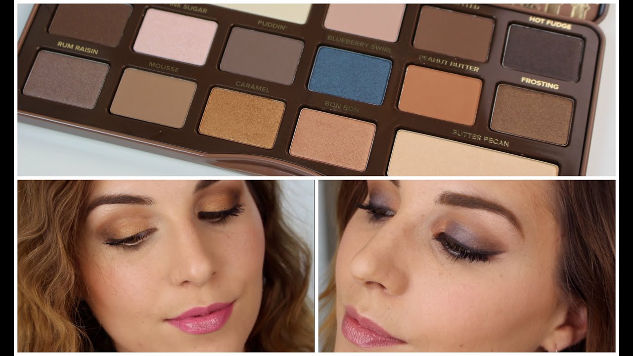 2-in-1 Tutorial: Too Faced Semi Sweet Chocolate Bar Palette| Bailey B.