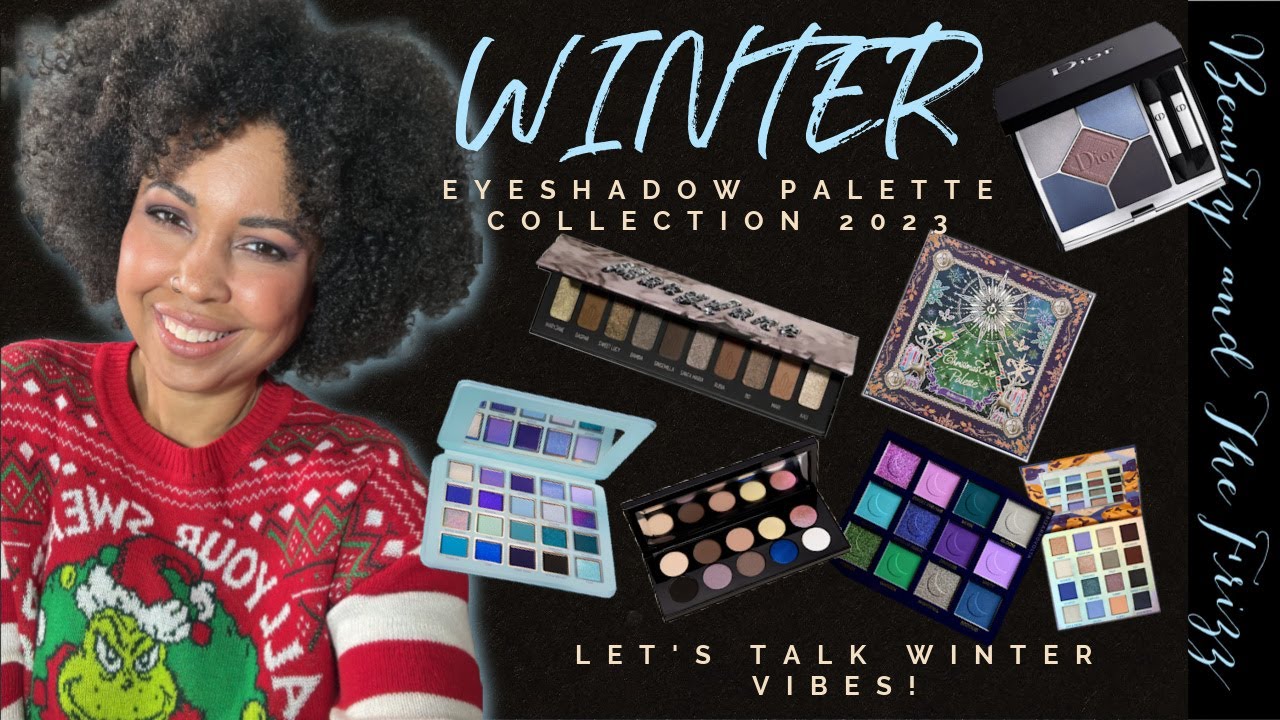 The BEST Winter Eyeshadow Palettes 2023! FRIZZMAS DAY 7!