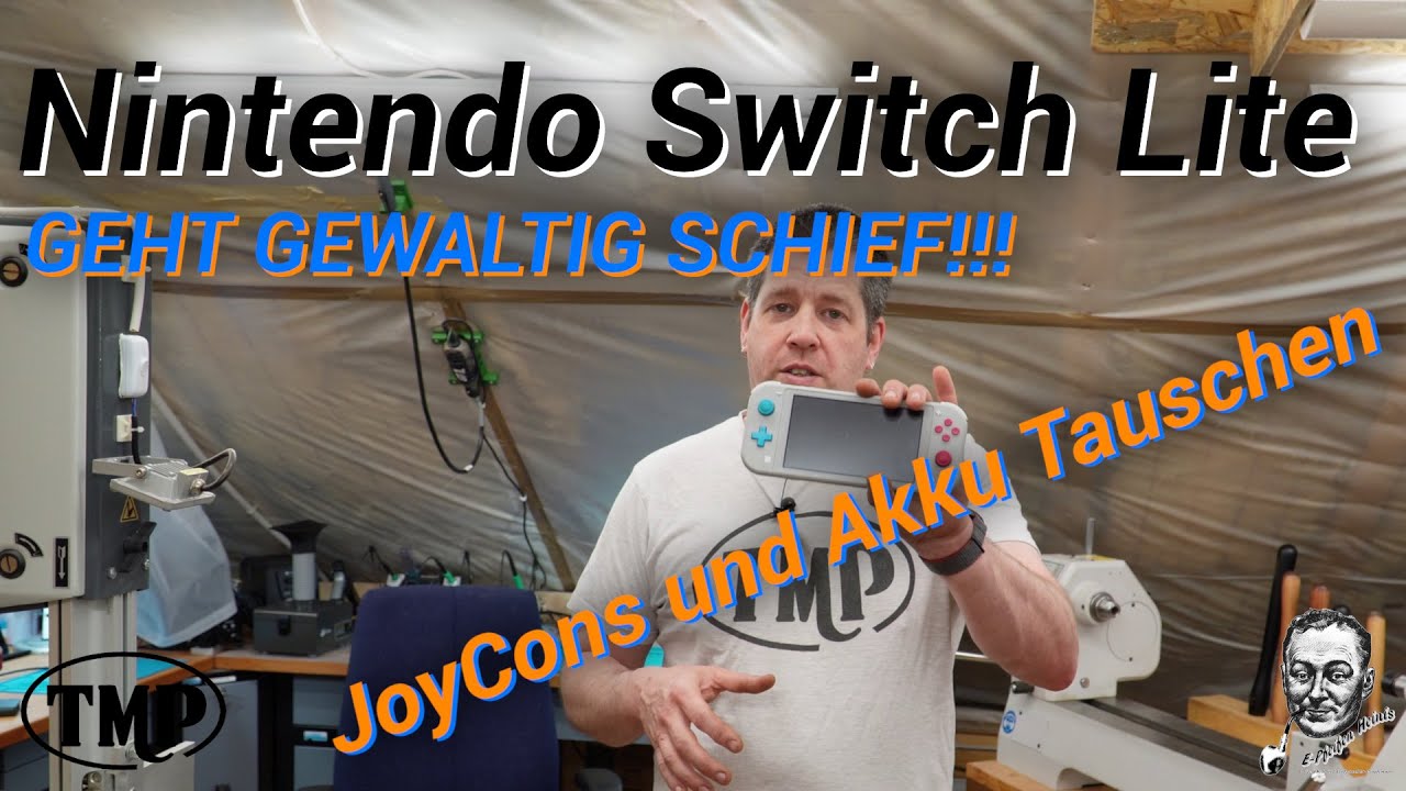 Nintendo Switch Lite Joycons und Akku tausch geht gewaltig schief! Teil 1, die Zerstörung.