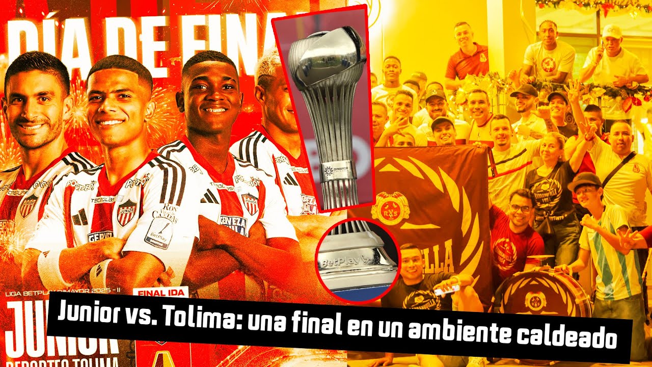 Junior vs. Tolima: una final en un ambiente caldeado
