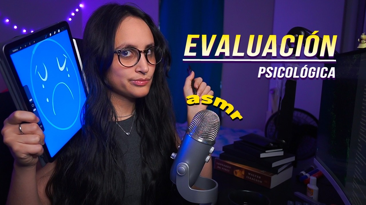 ASMR en Español Roleplay | EVALUACIÓN PSICOLÓGICA para dormir (Soft Spoken)