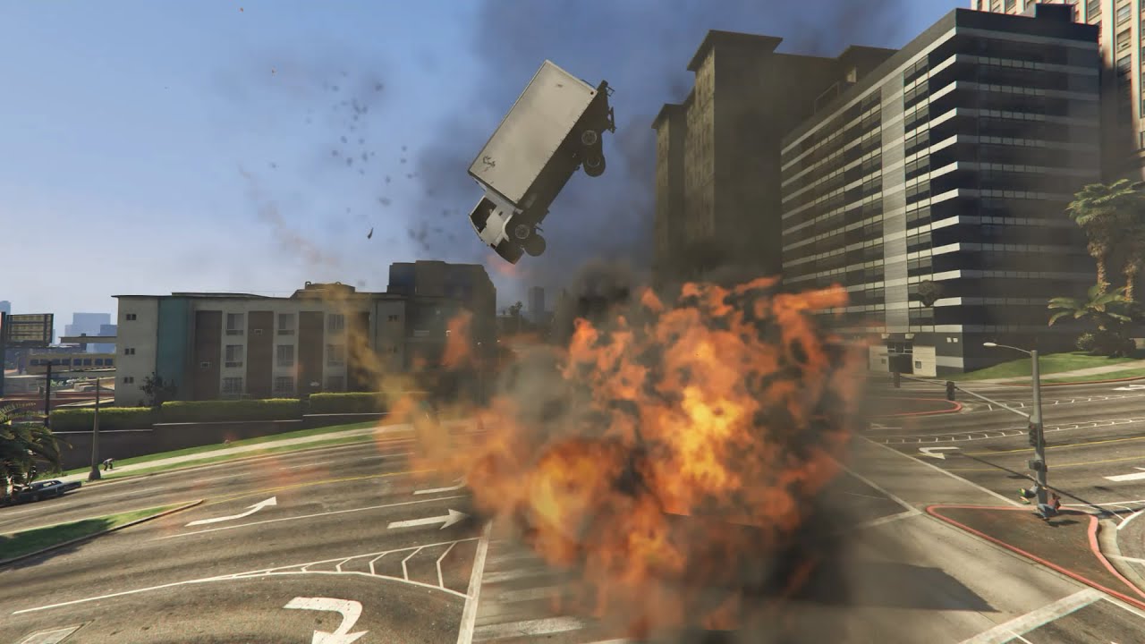 GTA 5 - C4 nuke Jump Fail