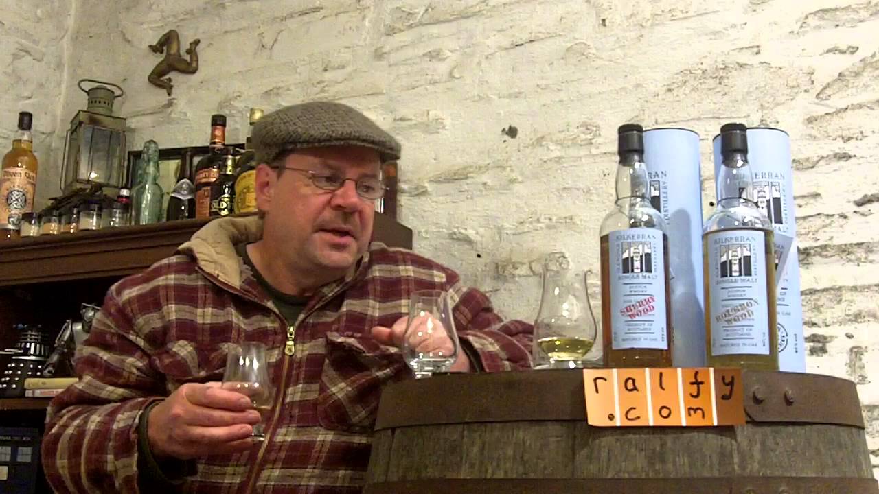 whisky review 373 - Kilkerran W.I.P. (2013) sherry and bourbon versions