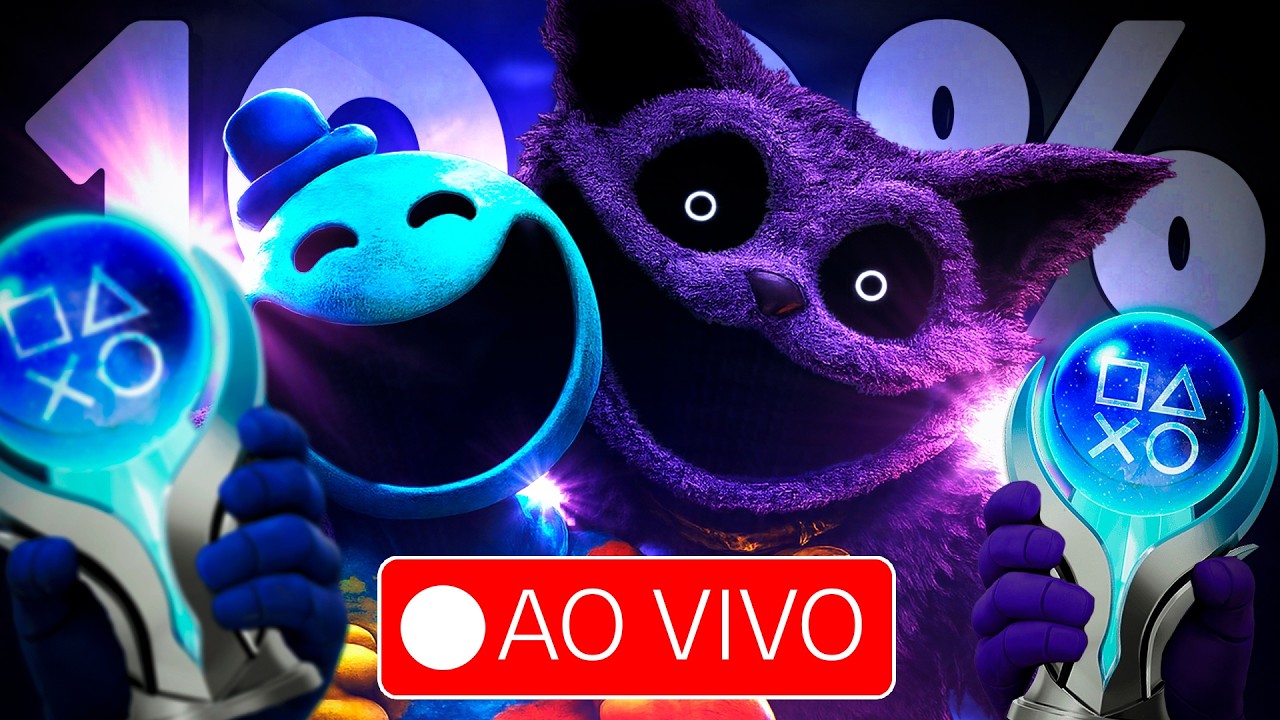 PLATINANDO POPPY PLAYTIME 3 (MARATONA POPPY PLAYTIME)!!!