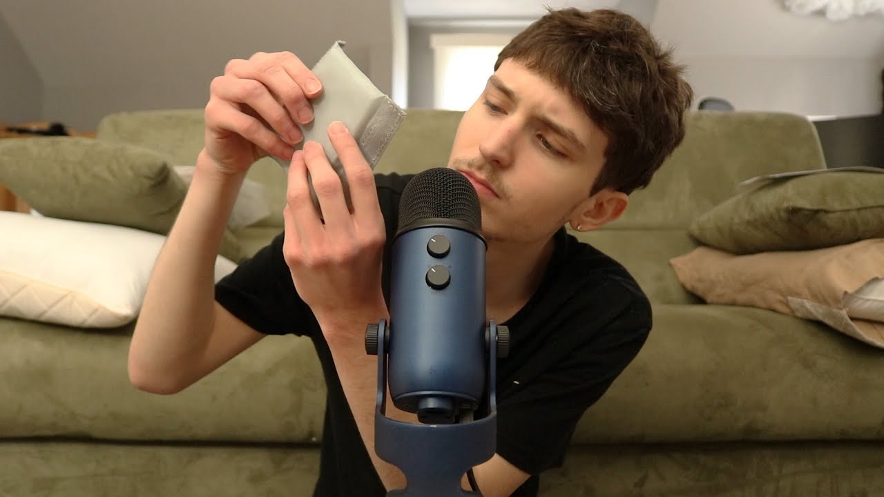 ASMR | First ASMR Video (Tapping, Brushing, Whispered, Crinkles)