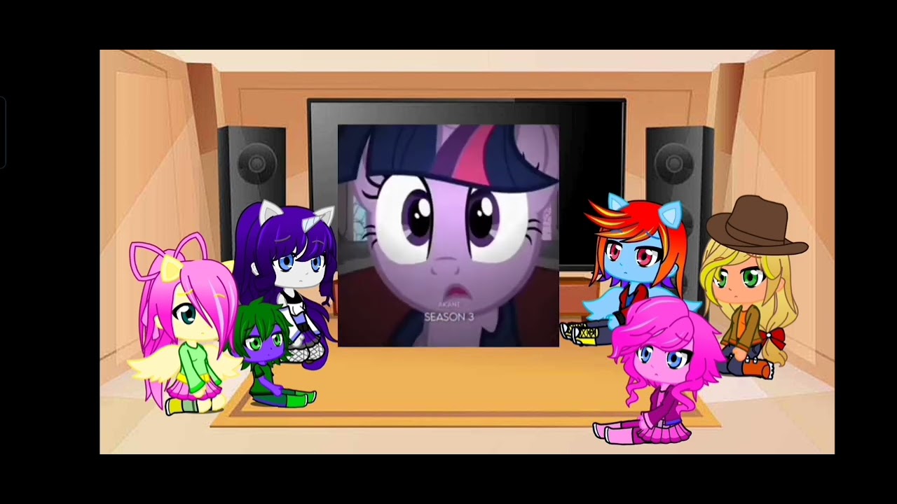 Past mlp react to twilight sparkle parts 1 & 2 |Español & English|