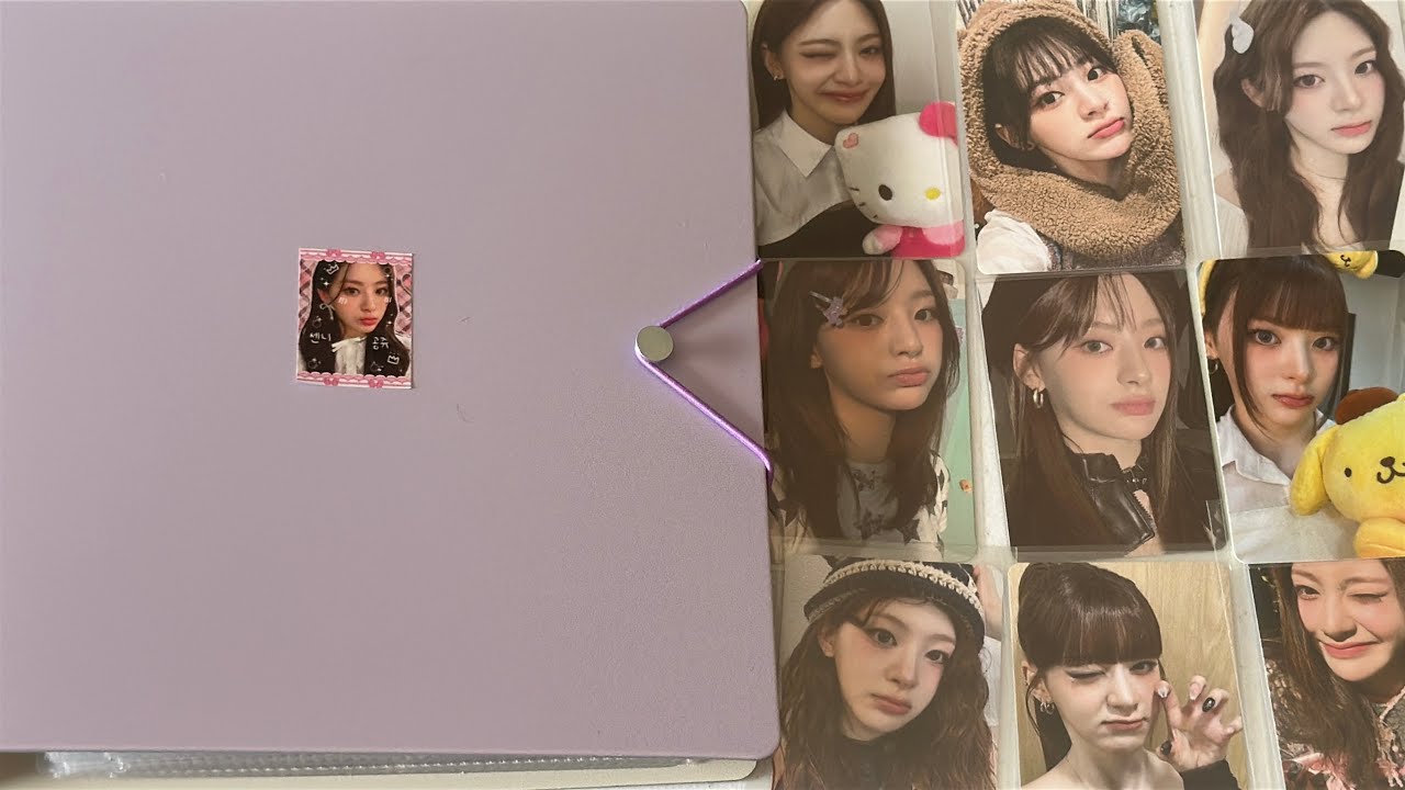 reorganizing my stayc photocard collection | español