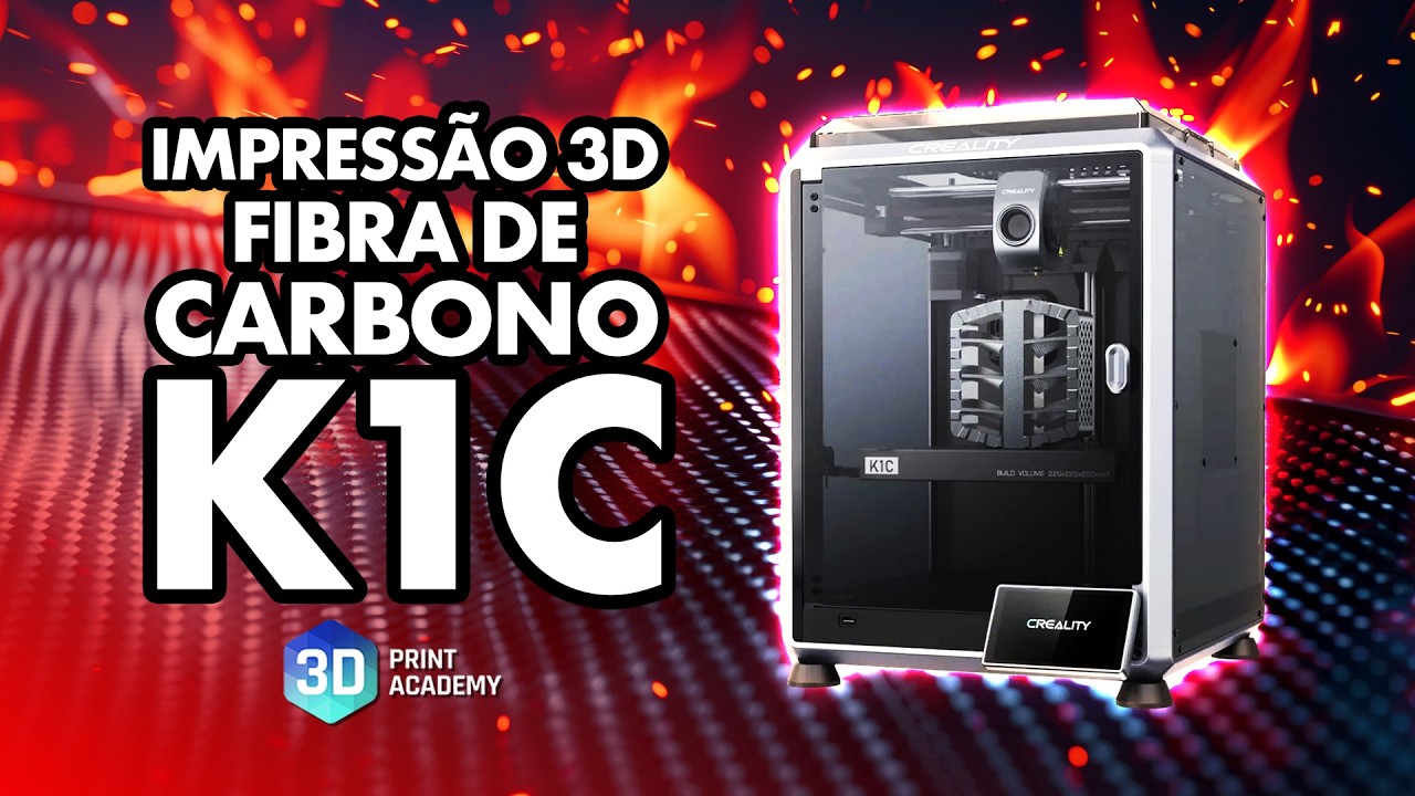 An&aacute;lise Impressora 3D Creality K1C: CUMPRE O QUE PROMETE?