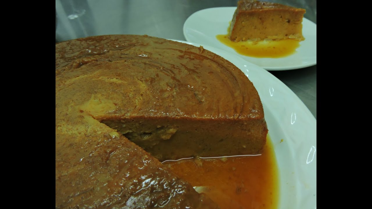 Flan de pérsimo o caqui.- RecetasdeLuzMa.
