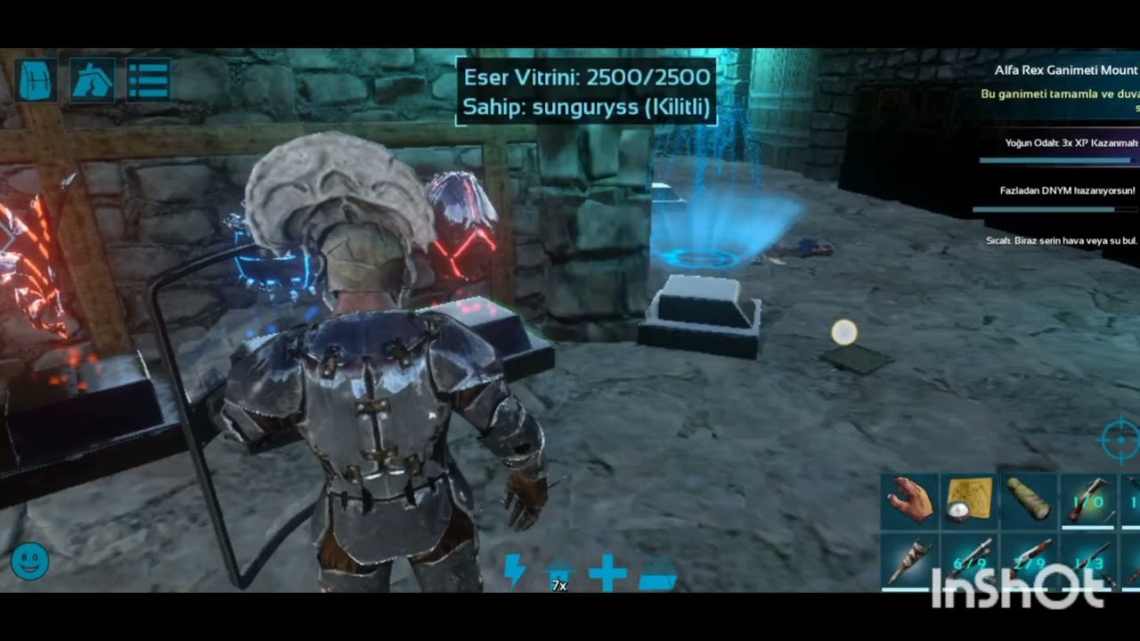 Ark Mobile Kupa Odası Görevini yapıyorum #arkmobile #arkmobil #keşfet #arkmobiledungeon #
