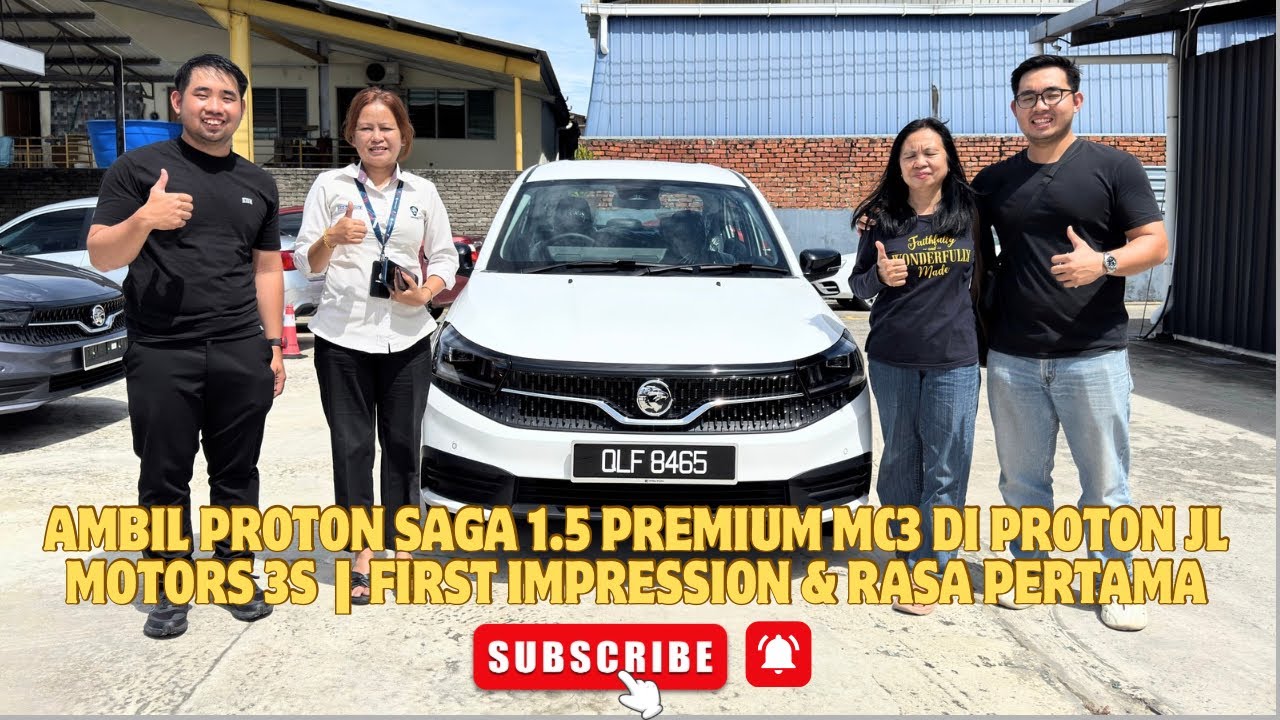Orang Pertama dari Limbang terima Proton Saga 1.5 Premium MC3 di Proton JL Motors 3S.