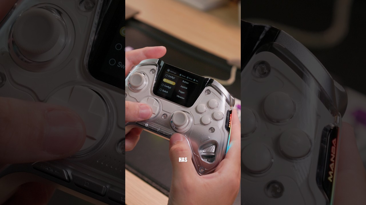 Manba One Gaming Controller - Built-in Screen and Back Buttons