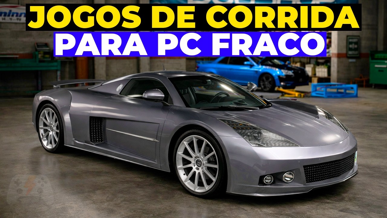 Os Melhores Jogos De Corrida Para PC FRACO 🚗 ( JOGOS LEVES )