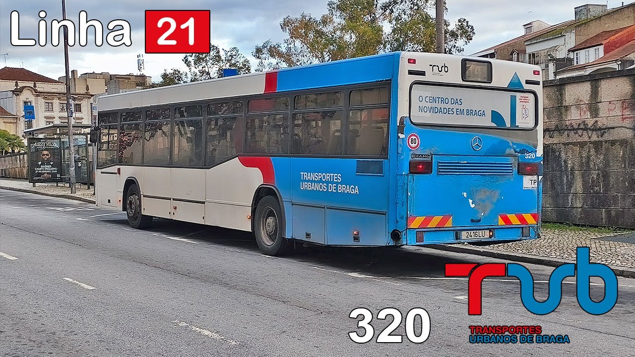 Transportes Urbanos de Braga 320 - Linha 21 (video recording - collab)
