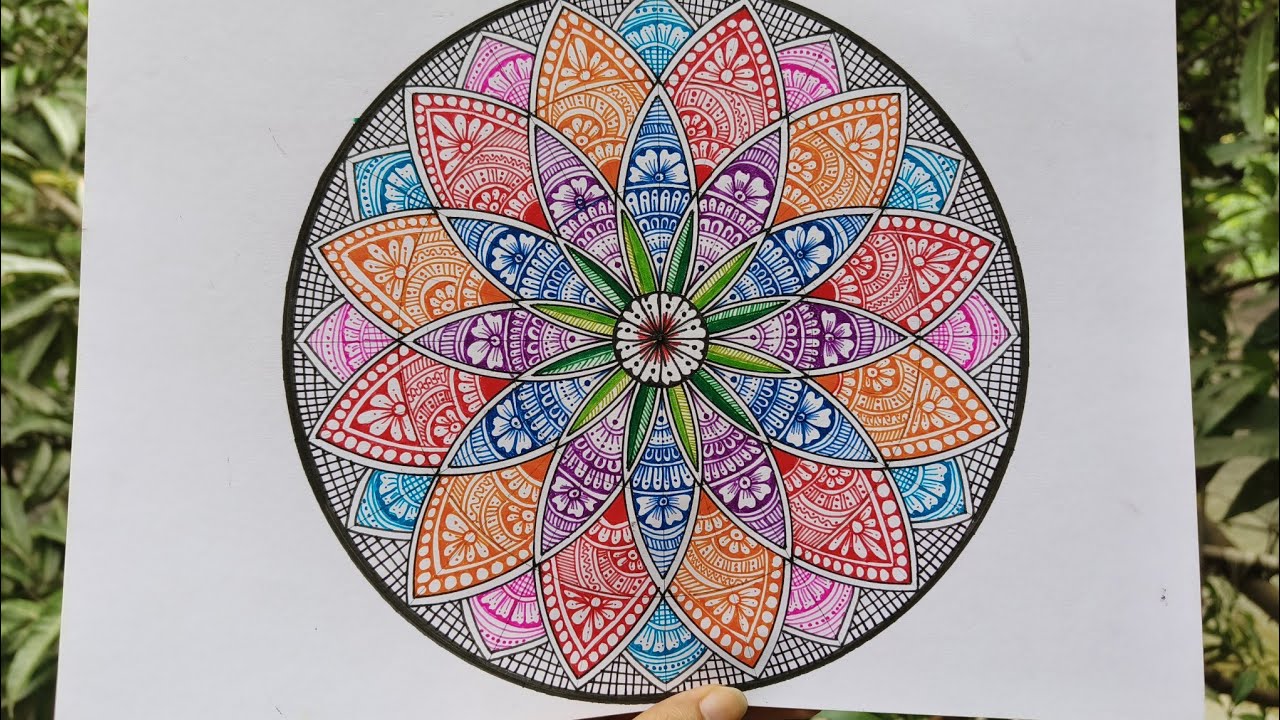 How to make Mandala Art | Mandala Art Design | Mandala Art | Step by Step | Mandala art for Beginner