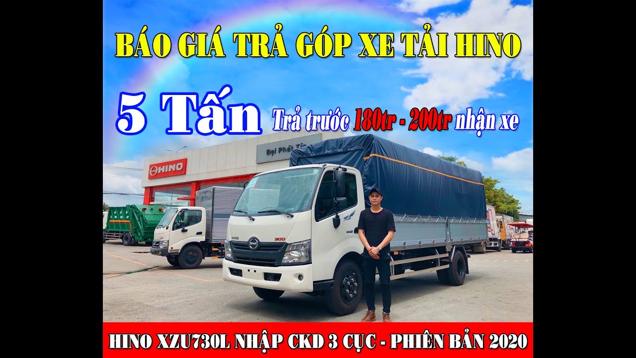 [B&aacute;o Gi&aacute; Trả G&oacute;p] Xe Tải Hino 5 Tấn |Hino XZU730L 5 Tấn Nhập 3 Cục CKD Nhật Bản