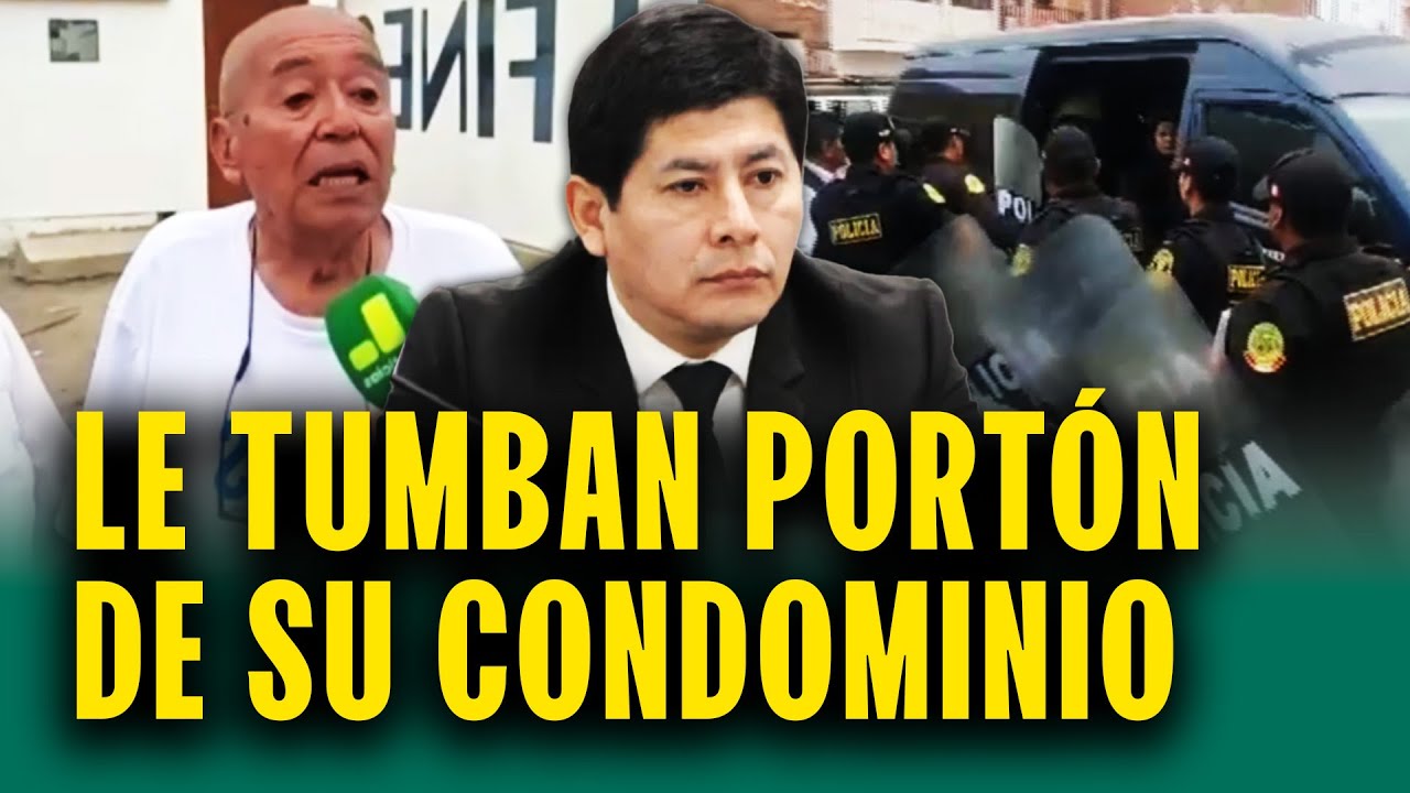 Igual colocan carro para bloquear el paso: Retiran portón en condominio de  Zamir Villaverde