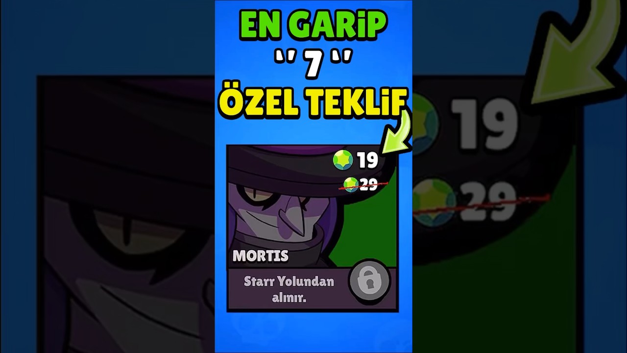 EN GARİP 7 &Ouml;ZEL TEKLİF #brawlstars #shorts