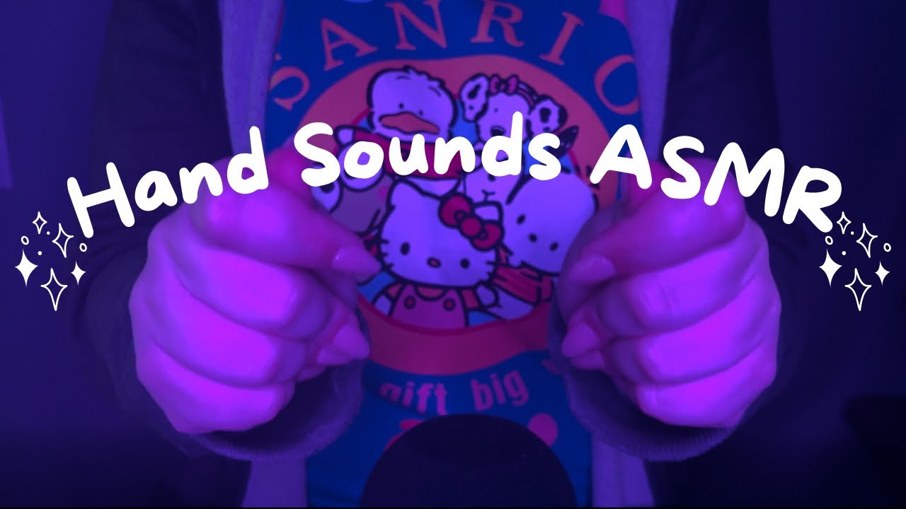 My First Time Trying Hand Sounds ASMR