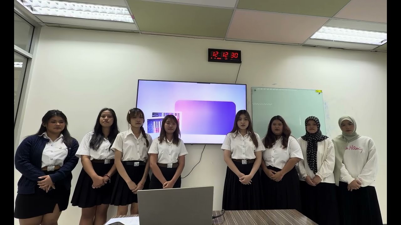 การนำเสนอ ผลิตภัณฑ์ Lipsync (IMA-Group Project)